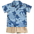 Hala Pineapples Hawaiian Aloha Boys 2pc Cabana Set