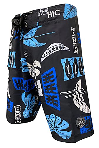 Hawaiian Island Creations HIC 19" Mahi Mahi Palms 8 Way Stretch Boardshorts