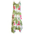 Pale Hibiscus Orchid Maxi Scarf Hawaiian Hem Dress