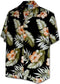 Pacific Legend Mens S to 4X Great Orange Hibiscus Shirt