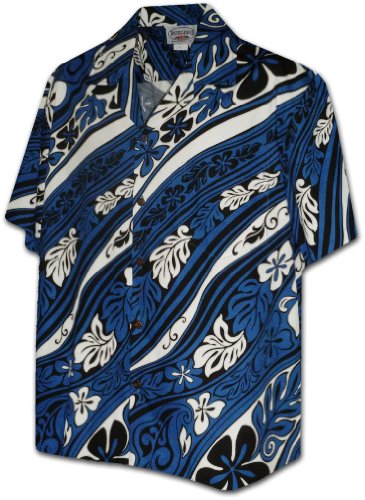 Pacific Legend Mens S to 3X Twist of Flower Shirt