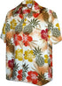 Pacific Legend Mens M to 2X Pineapple Hibiscus Shirt