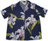 Double Orchid Women's Hawaiian Camp Shirt