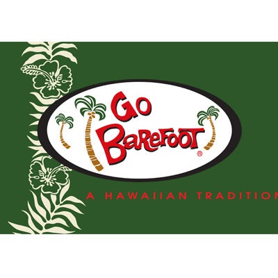 Santa's Last Stop Go Barefoot Embroidered Shirt