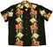 Paradise Found Mens Christmas Poinsettia Panel Shirt