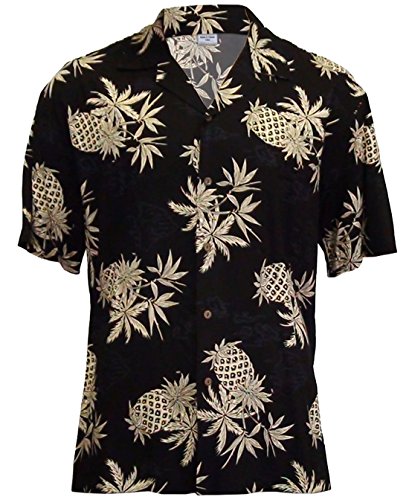 Two Palms Men's Pineapple Map Shirt