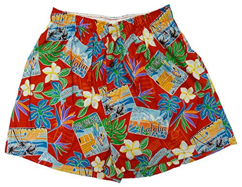 Bamboo Boxer Hawaii Nei Unisex Underwear Boxer Shorts