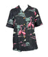 Pink Flamingo Lagoon Women's Hawaiian Camp Shirt