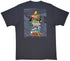Hawaii Island Signpost Screenprinted Hawaiian T-Shirt