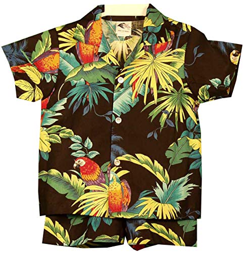 RJC Boys Jungle Parrot 2pc Cabana Set