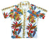 Pineapple Juice Mens Bird of Paradise Monstera Panel Shirt