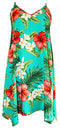 RJC Women's Rose Mallow Hibiscus Scarf Hem Dress