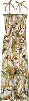 Pineapple Orchid Women's Hawaiian Smocked Dress