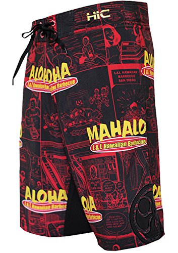 HIC 21" Eat Here 8 Way Octo Super Stretch Boardshorts