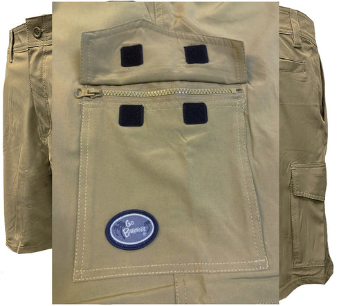 Go Barefoot Men's AM/PM 8 Way Stretch Cargo Shorts