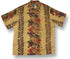 Anthurium Panel Kamehameha Men's Hawaiian Aloha Rayon Vintage Shirt