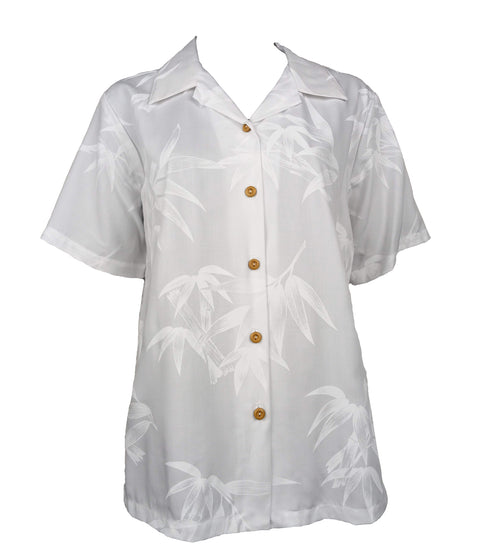 Simple Bamboo Women's Hawaiian Camp Shirt