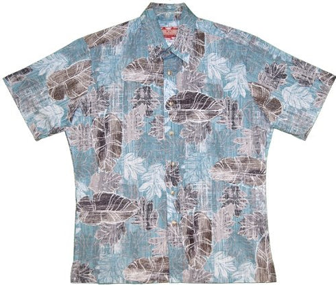 RJC Mens Pale Free Falling Leaf Reverse Shirt