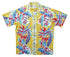 Pineapple Juice Mens Bird of Paradise Monstera Panel Shirt