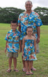 RJC Girl's Hibiscus Hawaiian Islands Hawaiian Smocked Dress