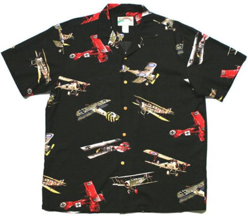 Paradise Found Mens Fighter Airplane WWI Shirt