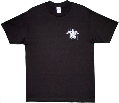 Tribal Turtle Screenprinted Hawaiian T-Shirt