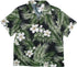 White Hibiscus Women's Hawaiian Camp Shirt