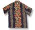 Anthurium Panel Kamehameha Men's Hawaiian Aloha Rayon Vintage Shirt