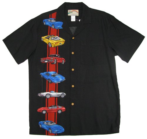 Paradise Found Mens Corvette Panel Shirt