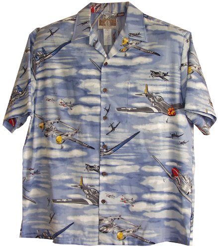 RJC Mens Out of the Blue Aviation Shirt