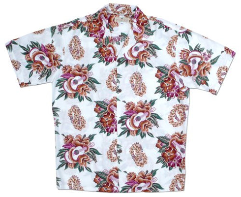 Pineapple Juice Mens Ukulele Lei Shirt