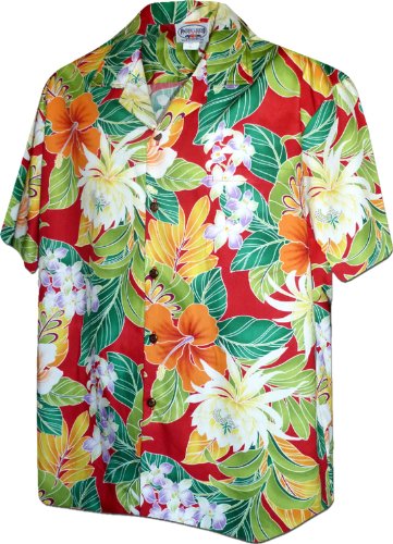 Pacific Legend Mens S to 4X Polynesian Bouquet Shirt