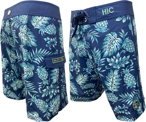 Hawaiian Island Creations (HIC) 19" Fineapple 8 Way Stretch Boardshorts