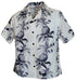 Pacific Legend Womens S to XXL Hawaiian Pineapple Panel Camp Shirt