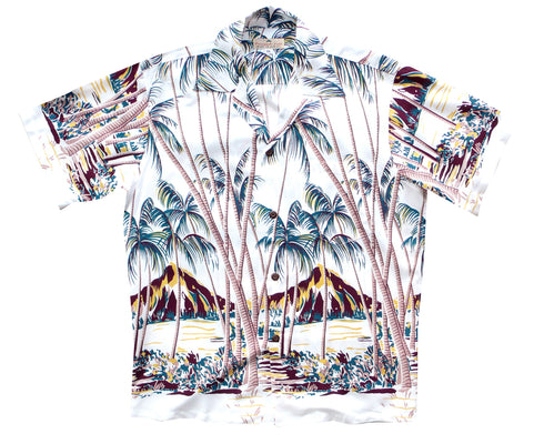 Pineapple Juice Mens Hawaiian Palm Shirt