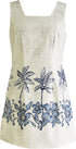 Hibiscus Bottom Band Women's A-Line Hawaiian Short Tank Dress