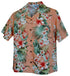 Pacific Legend Womens S to XXL Tropical Flowers Panel Camp Shirt