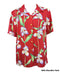 Orchid Panel Women's Hawaiian Camp Shirt