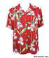 Orchid Panel Women's Hawaiian Camp Shirt