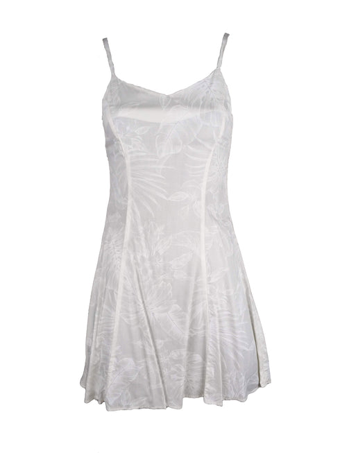 Midnight Garden Women's Princess Seam Flared Hawaiian Dress (Petite Size)