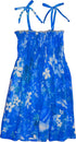 Luminous Flower Energy Girl's Hawaiian Smocked Dress