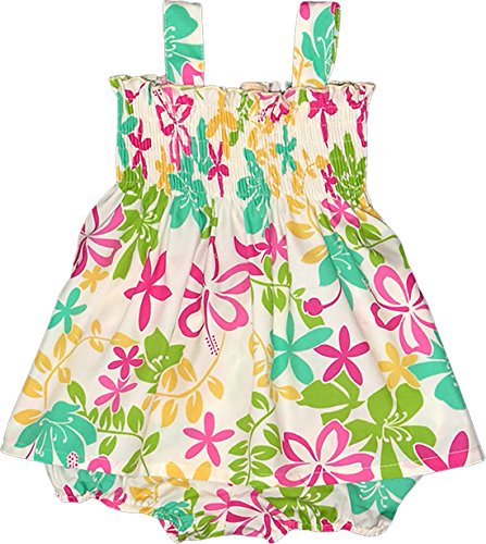 RJC Girls Hibiscus Natal Plum Bungee Tube Top 2pc Set