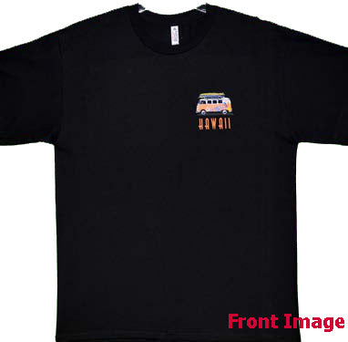 Volkswagen Bus Screenprinted Hawaiian T-Shirt