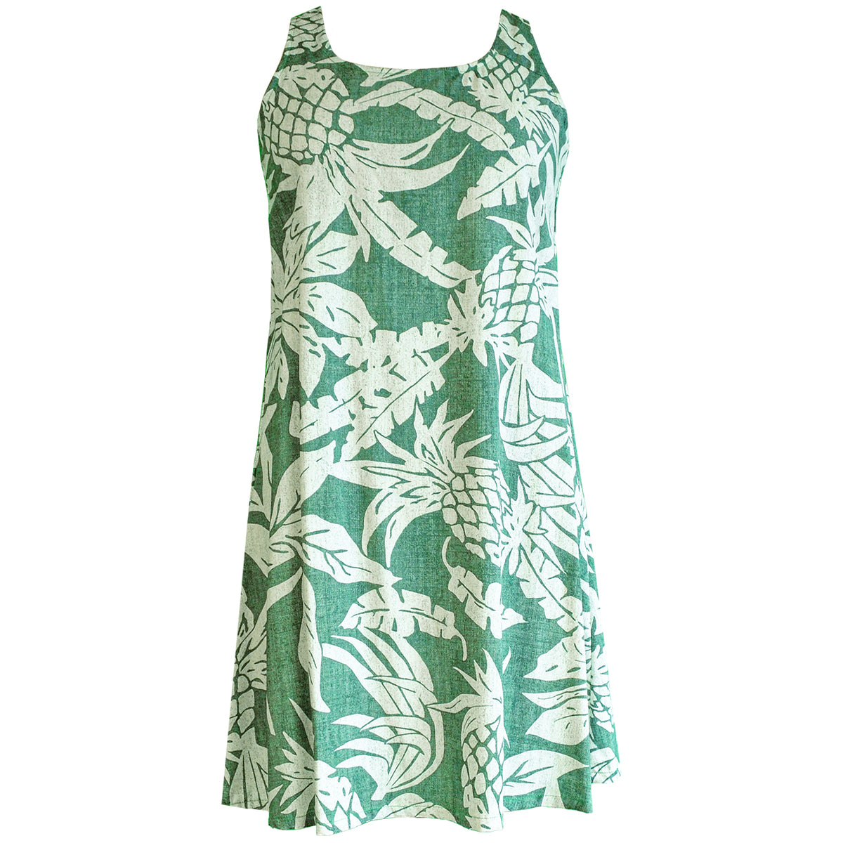 Hala Pineapples Womens Hawaiian ALine Dress AlohaClothes