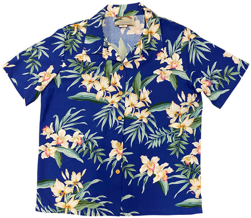 Orchid Ginger Women's Hawaiian Camp Shirt