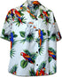 Jungle Parrot Women's Hawaiian Shirts