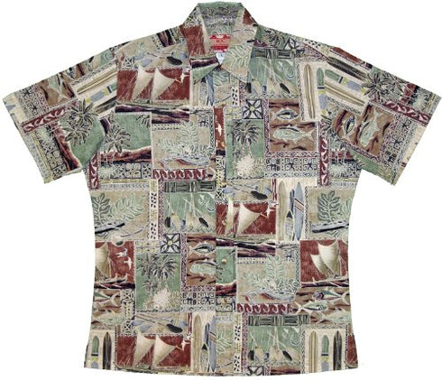RJC Mens Polynesian Life Cycle Reverse Shirt