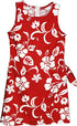 RJC Girls Classic Hibiscus Sarong Dress