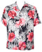Two Palms Mens Big Hibiscus Rayon Shirt