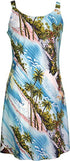 RJC Women's Paradise Island Surf Short Hawaiian Bias Cut Slip Dress